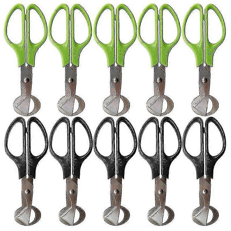 10pcs Quail Egg Scissors Quail Egg Shell Cutters Separator Small Quail Egg Cracker Quail Scissors Opener Cigar Cutter
