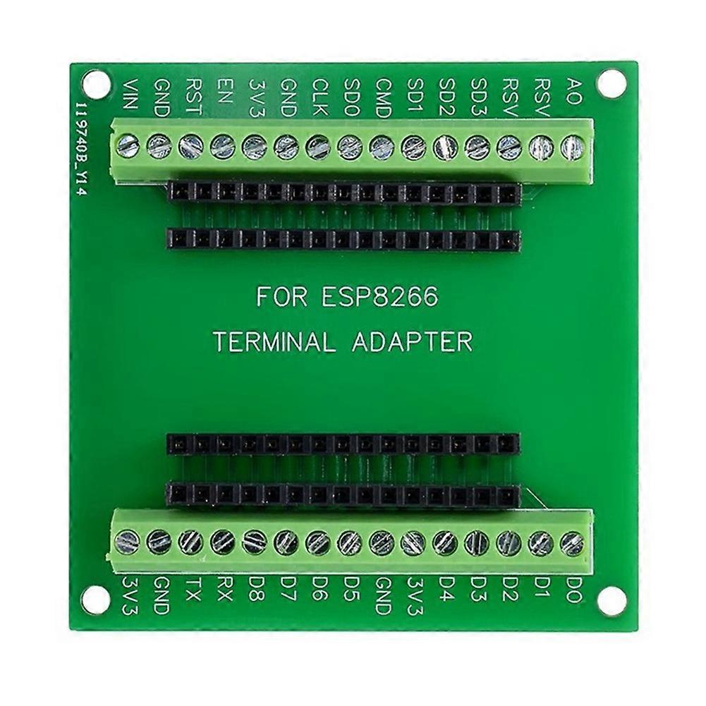 ESP8266 Breakout Board ESP8266 uitbreidingskaart GPIO 1 in 2 voor 38 pinnen ESP8266 ESP-12E NodeMCU-ontwikkelingsbord