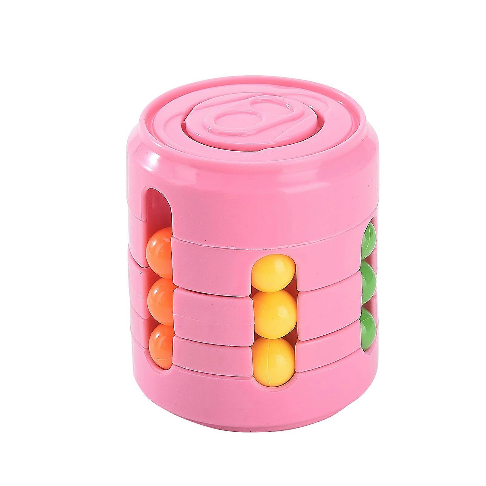 New Toy for Kids Cans Magic Bean Cube, Funny Stress Reliever Rotating Fidget Can for Adults Puzzle Educational Toys for Kids