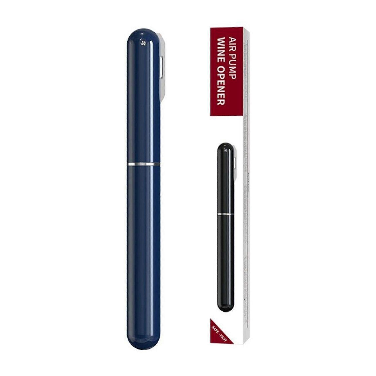 vin lufttryckspump flasköppnare pennformad korkskruv lätt korkborttagningsverktyg