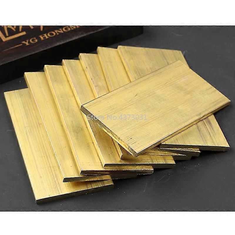 Messing Kupferplatte Blech DIY handgemachtes Material DIY Laserschneiden CNC-Rahmenmodell Formmaterial