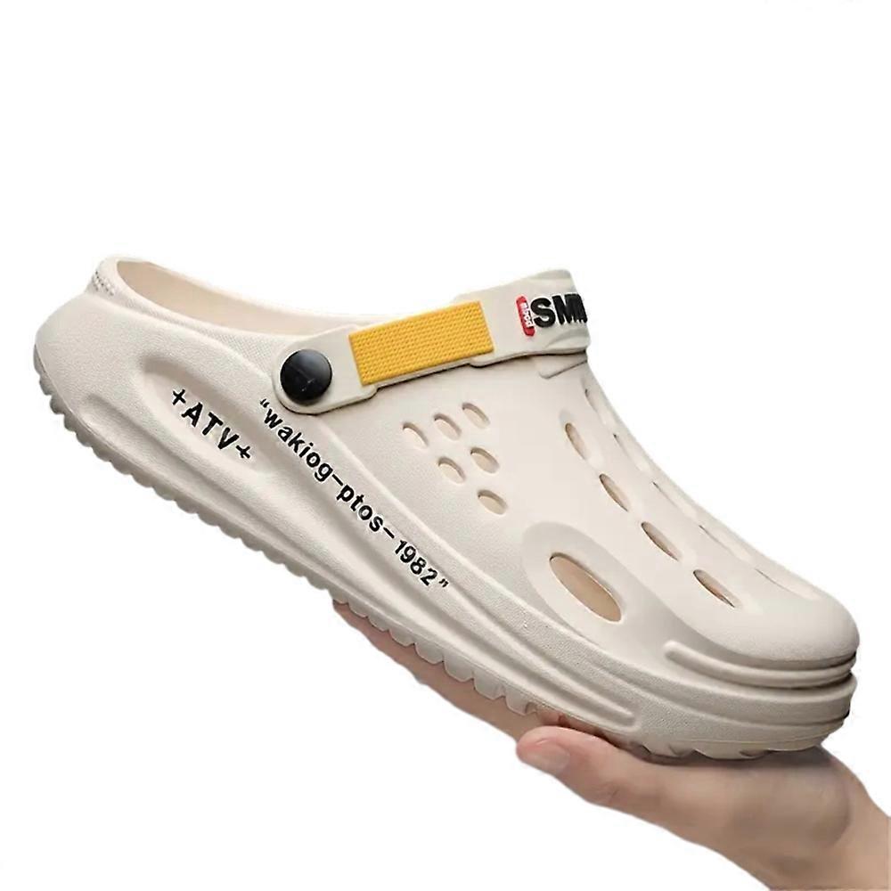 Men's Clogs, Slip-on Closed Toe Sandals, Soft Sole Walking Shoes