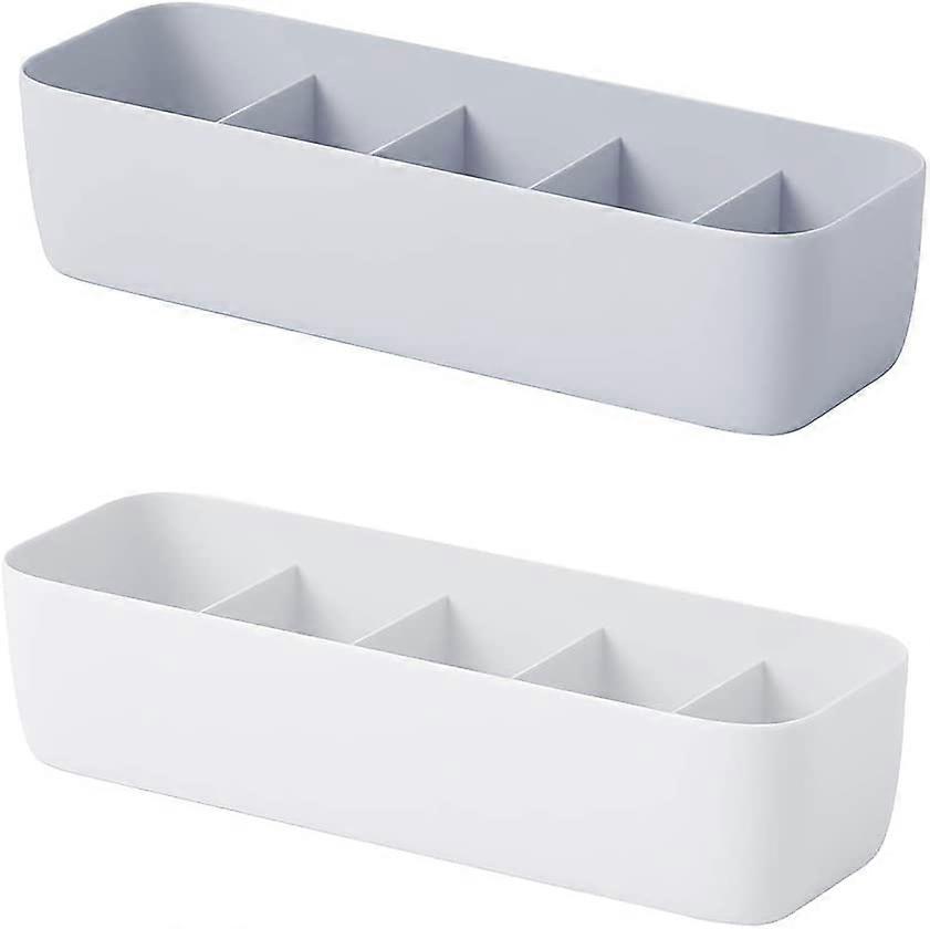 2 stk undertøy skuff arrangør, plast undertøy arrangør, PP plast stackable