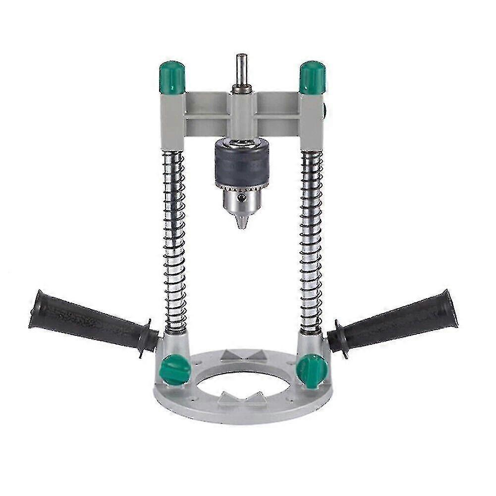 Power Tool Drilling Guide Verstelbare Hoek Boor Gids Pijp Boor Houder, (zilver) (1pcs)