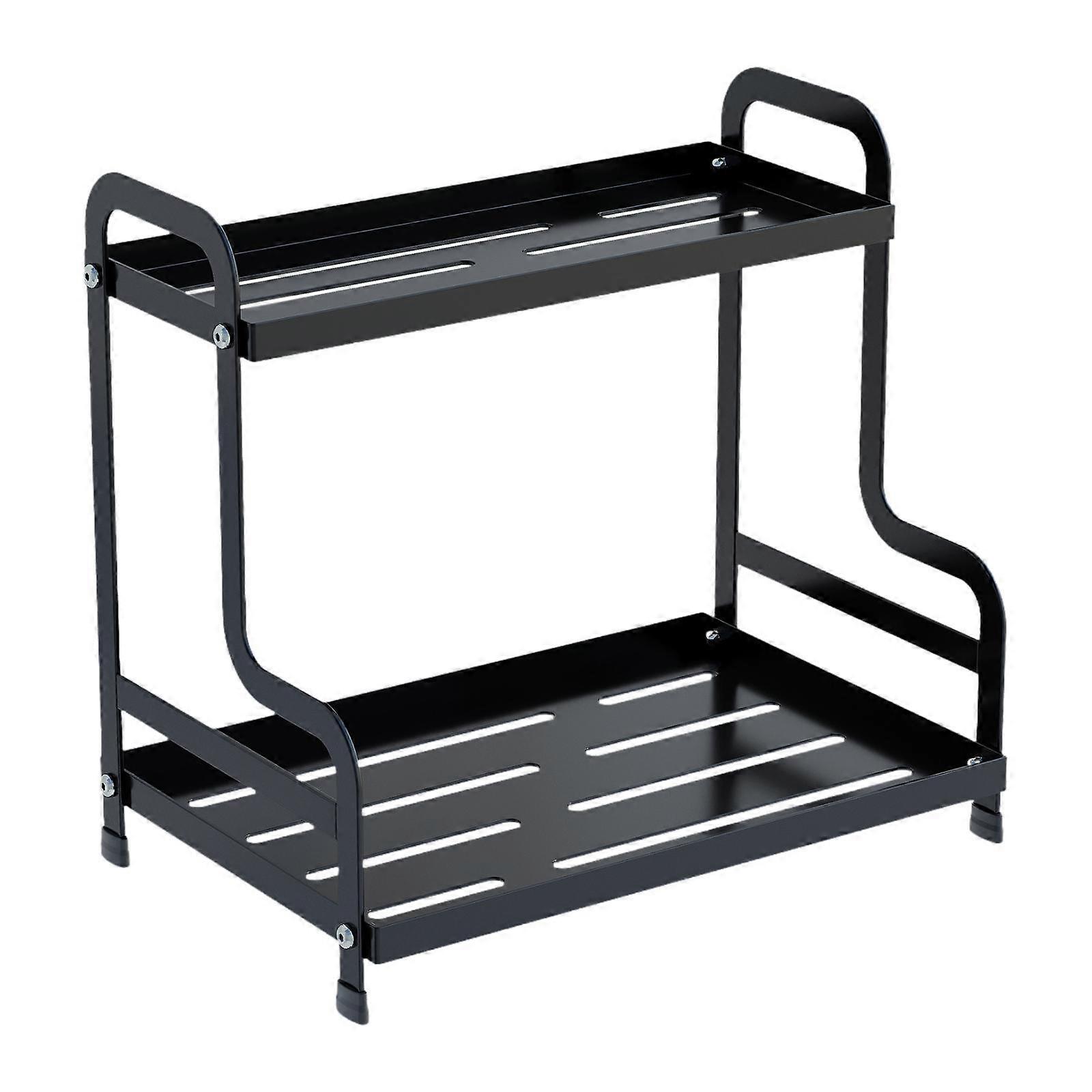 Bathroom Countertop Organizer 2 Layer for Counter Living Room Dressing Table Style A