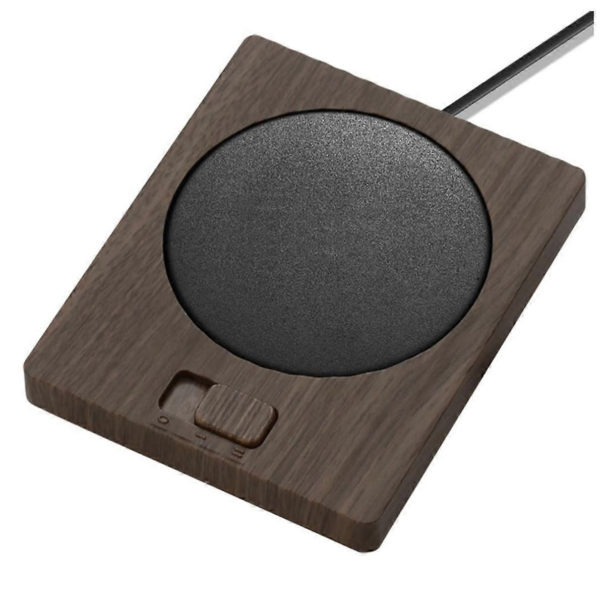 Cup Warmer with Metal Heating Plate 2 Temperature Settings for Office Desks US Plug