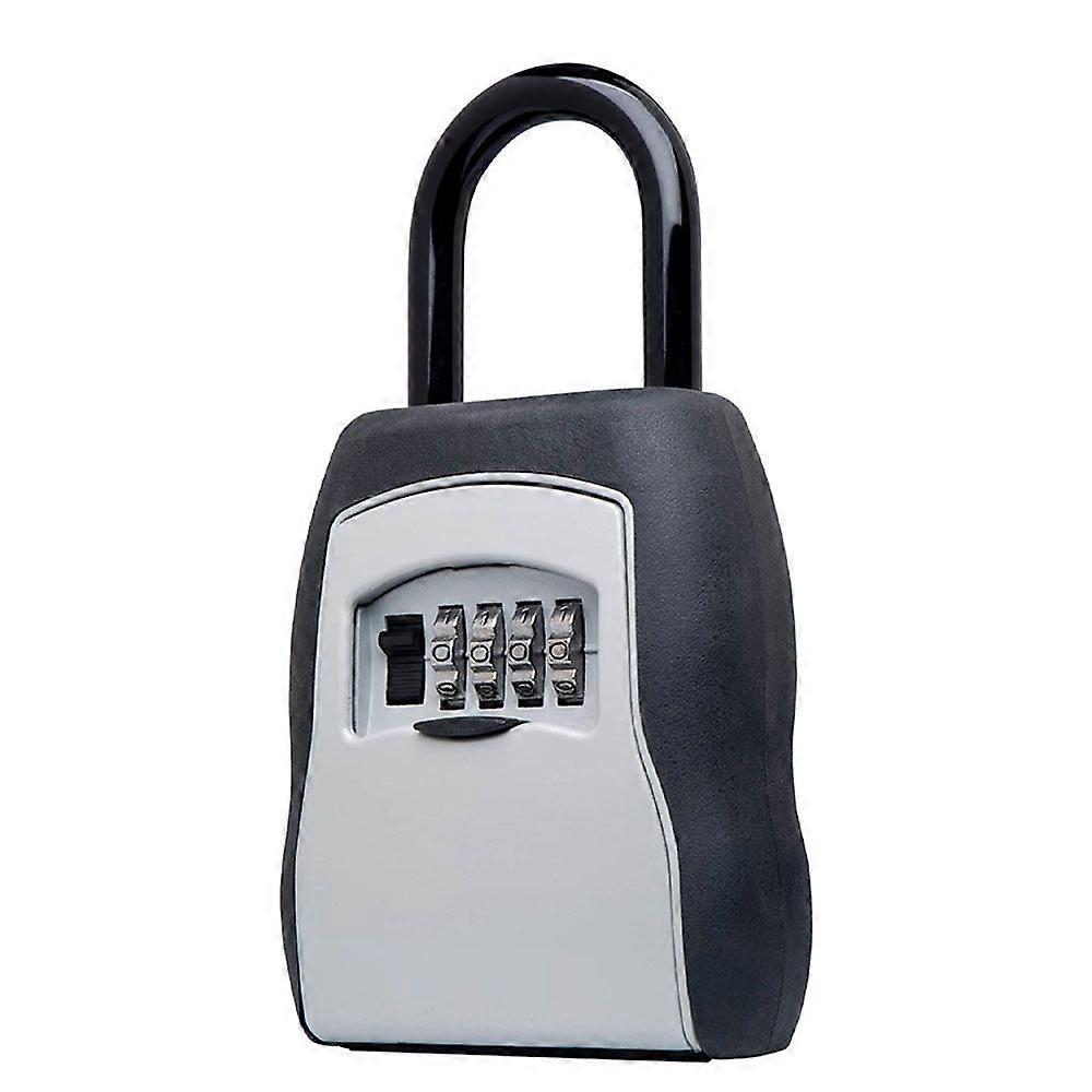 Installation free password lock key box with hook metal storage box