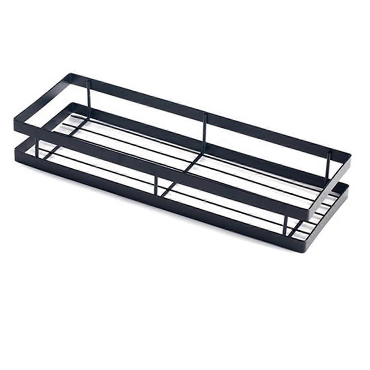 Spice Rack Kitchenware Wall-Mounted Punch-Free Household Spice Rack Spice Storage Drain Rack A