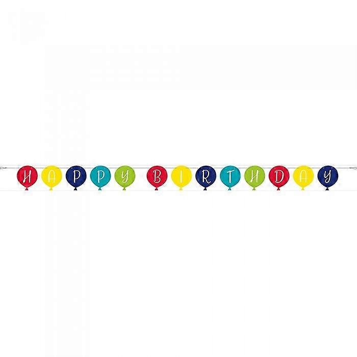 ユニークなパーティーの形をしたハッピーバースデーバナー