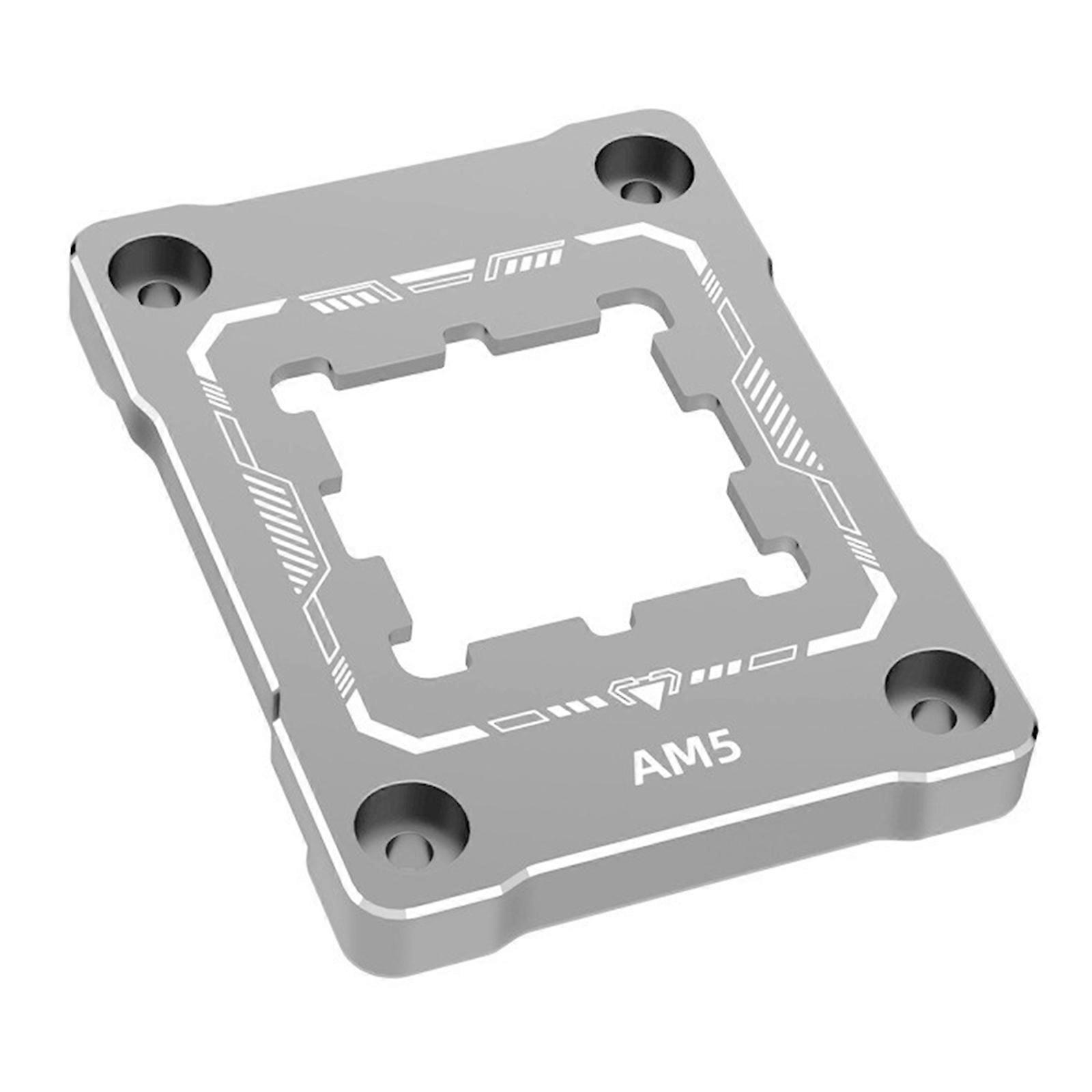 Avancerad BC-AM5 CPU Contact Frame Slitstarkt metallspänne för AMD AM5 CPU Anti-böjning Spänne Hållare Perfekta Tillbehör Silver