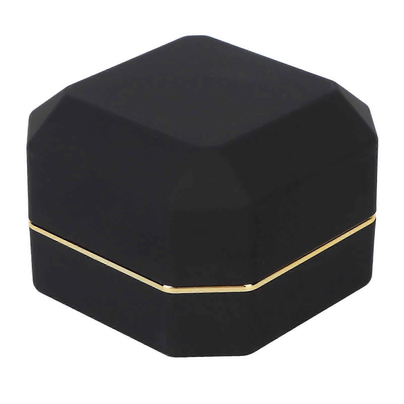 LED Light Up Jewelry Gift Box for Proposal Engagement Wedding