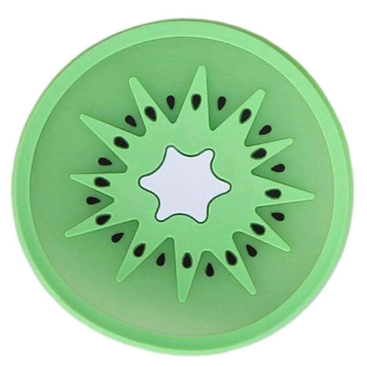 Kiwi Fruit Fruit Shape Coaster Tableware Placemat Silicone Cup Drinks Holder Mat Kitchen Accessories