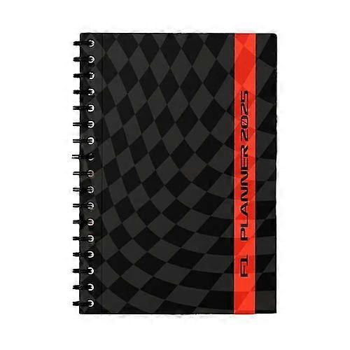 F1 2025 Planner and Calendar, Planner with F1 Track Design, Spiral Bound, Monthly Planner with Passion