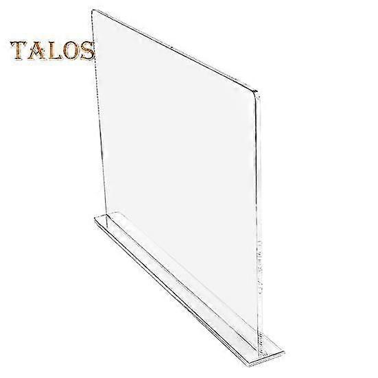 Shelf Separator High Stability Widely Used with Base Durable Clear Acrylic Divider Shelf Separator Household Supplies