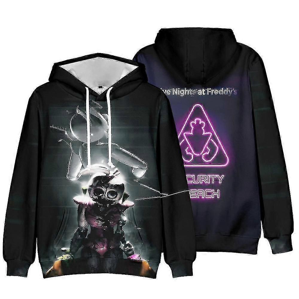Freddy's 3d Print Sudaderas con capucha para niños Sudadera con capucha Fnaf Jersey de manga larga Sudaderas con capucha