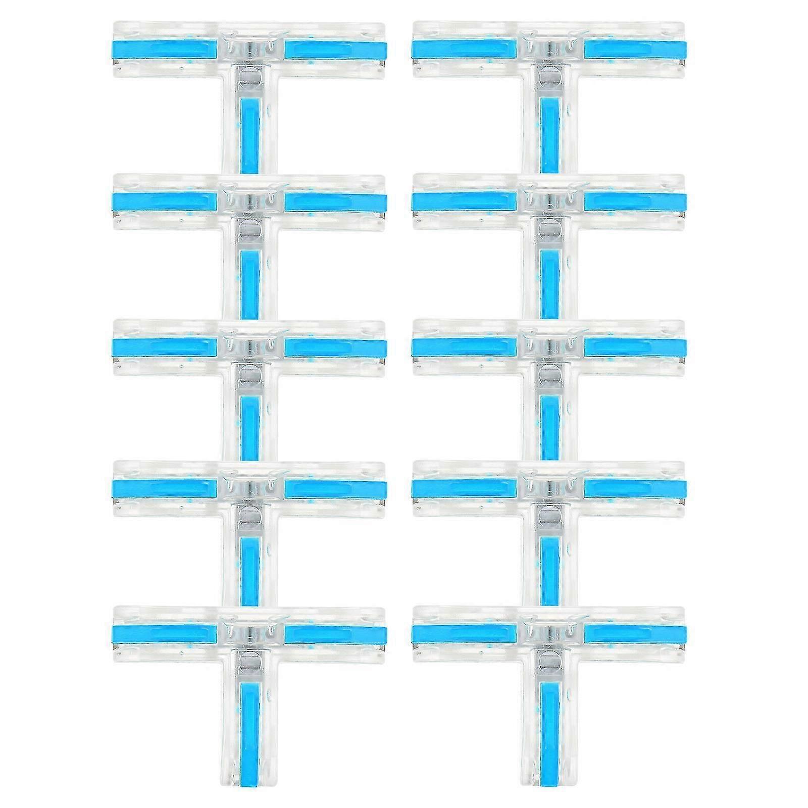 10pcs T-type Quick Splice Wire Connectors Copper Terminals Cable Connectors