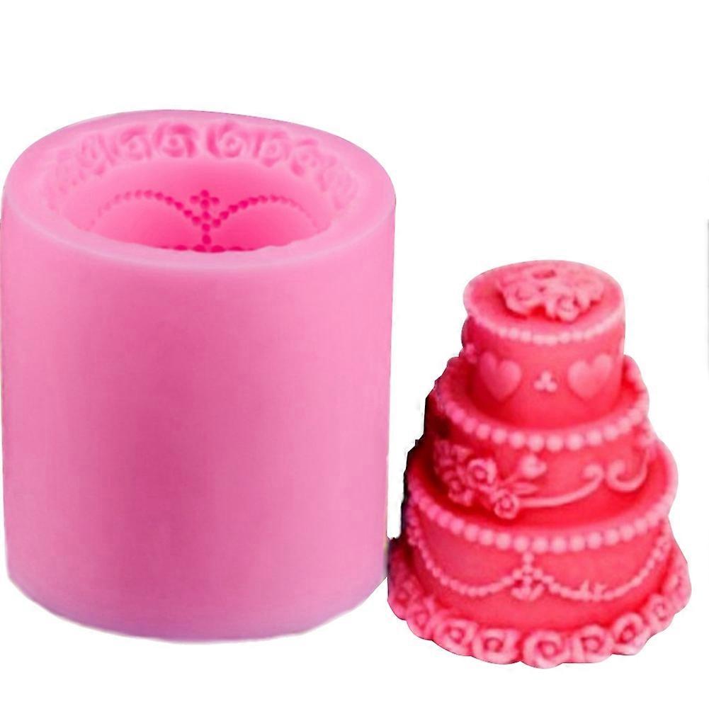 3 Layer Premium Silicone Cake Mold for DIY Baking - Eco-Friendly, Easy to Clean, Non-Stick, 9 Inch Size
