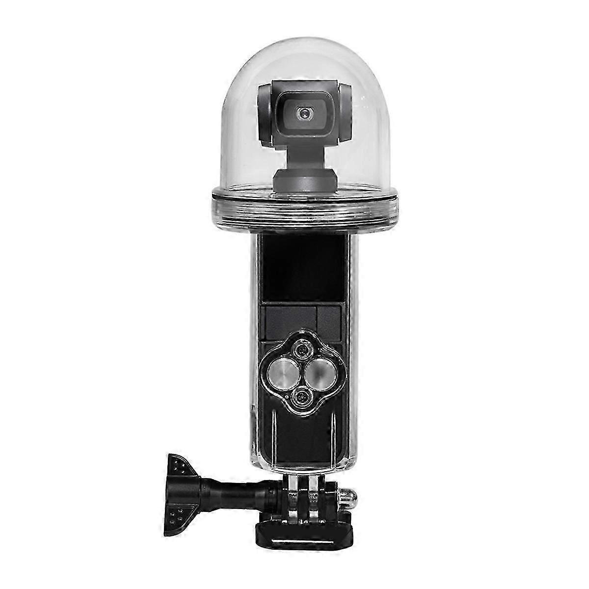 Underwater Diving Waterproof Case Diving Housing Protection Cover compatible with Action Camera