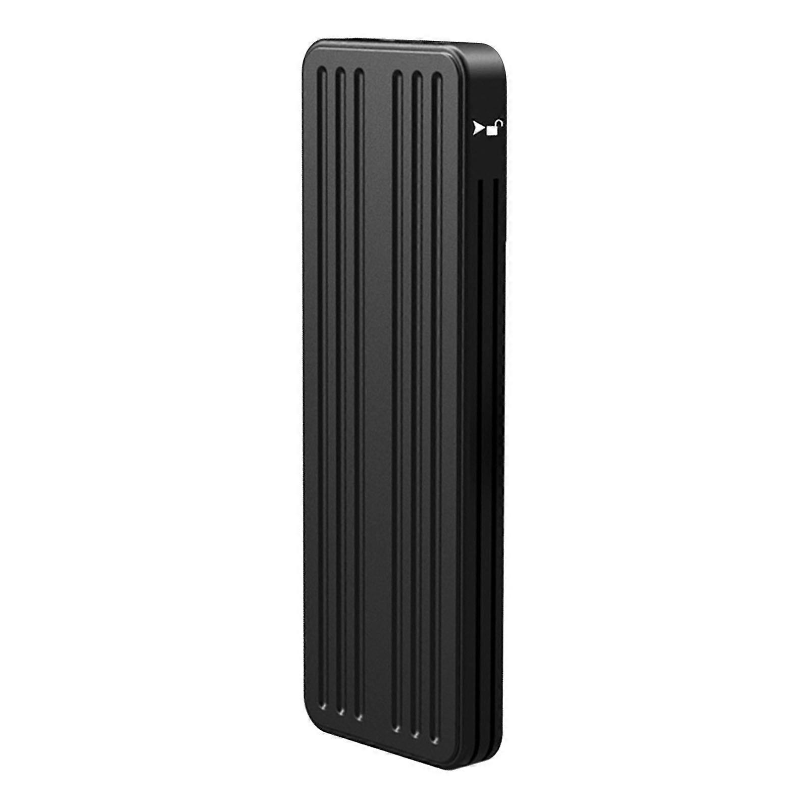 NVMe SSD Enclosure Box External Solid Disk Storage Case with Fingerprint Encryption Option for 2230 2242 2260 2280 SSD