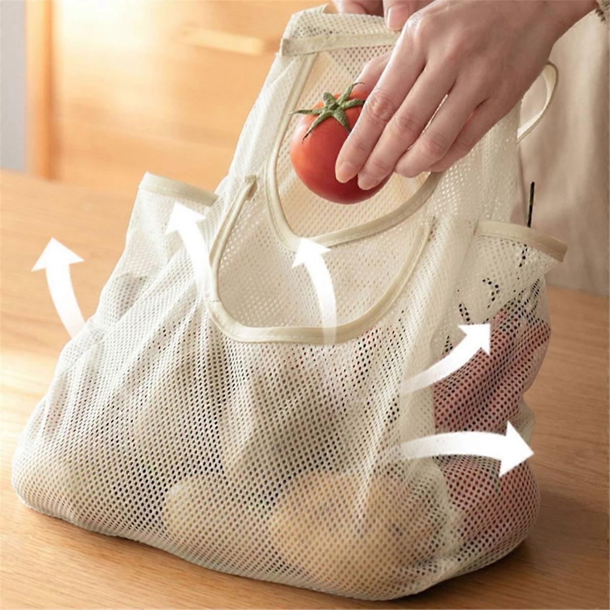 Hangende Mesh Opbergtas Mesh Boodschappentas Mesh Knoflook Netto Tas