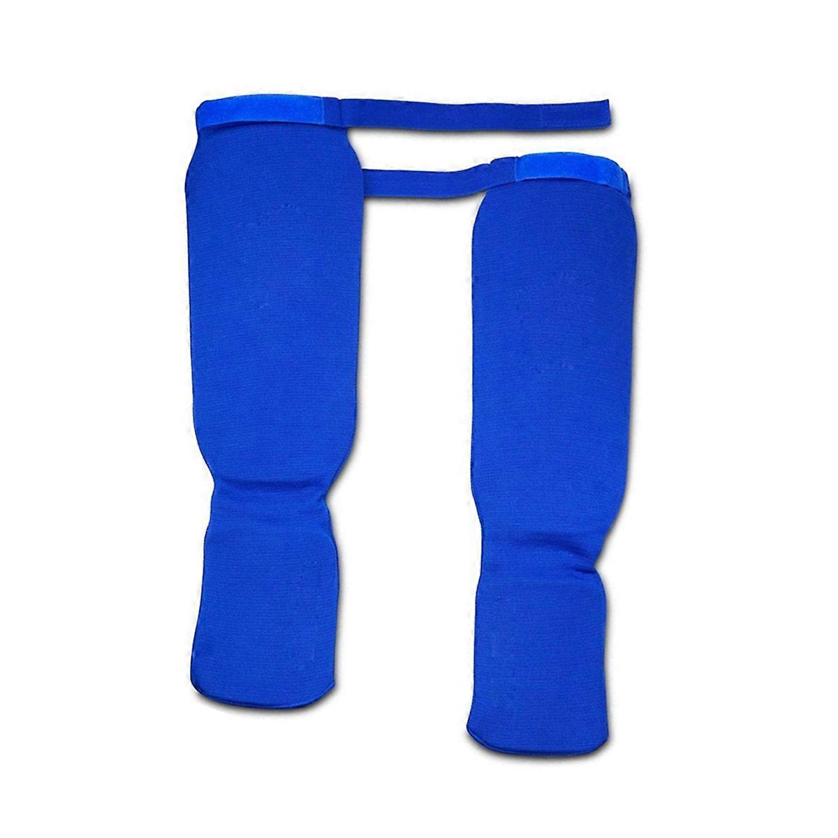 Blue Karate Protective Gear Boxing Training Shin Guards Taekwondo Fighting Shin Guards and Instep G