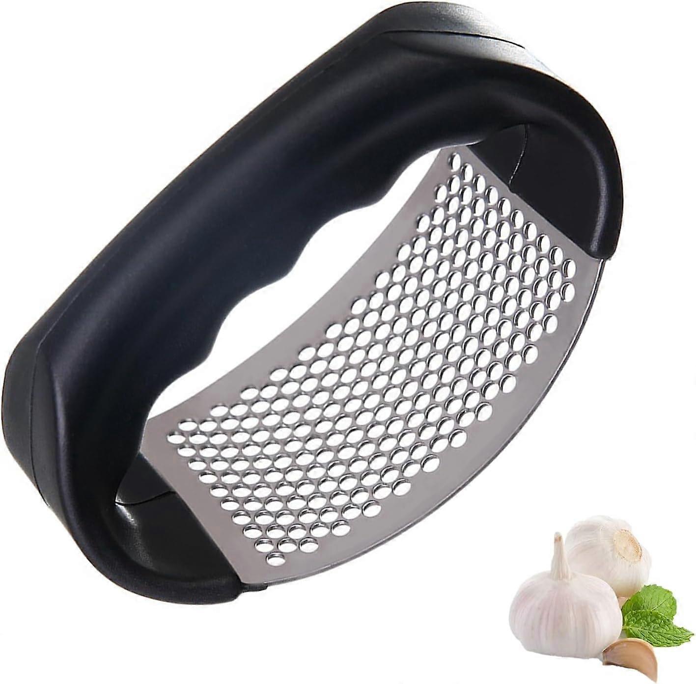Dual-purpose Garlic Crusher Ginger Slicer with Storage Box Kitchen Accessories