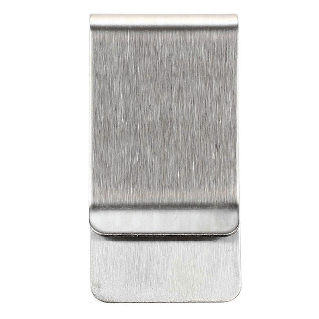 Geldscheinklammer, Edelstahl, silber