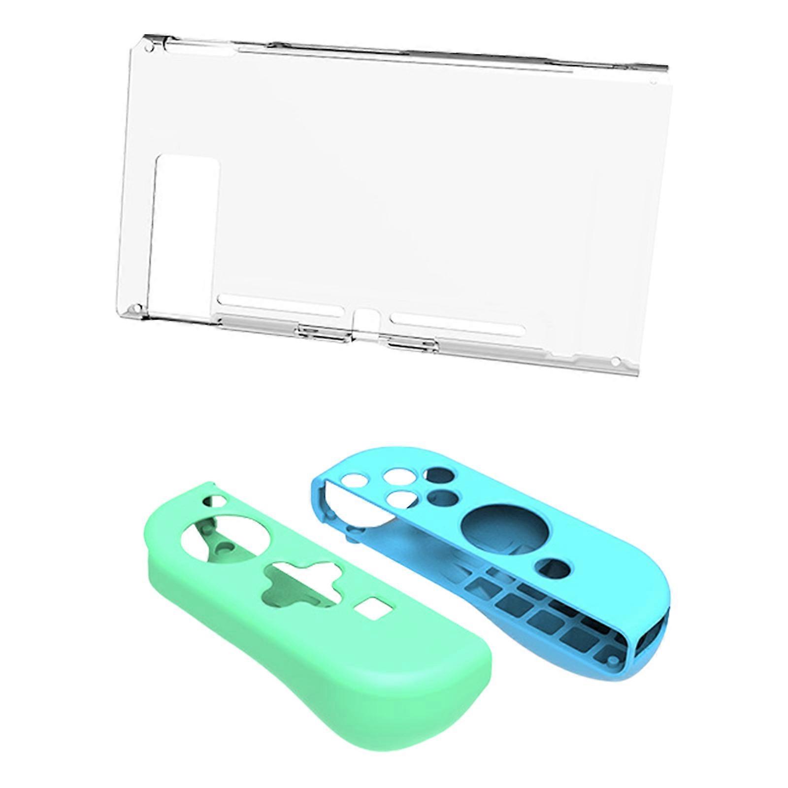 TPU Case for Game Controller Shock Absorption Antifingerprint Scratch Resistant Cover Case for Console Accessories blue green
