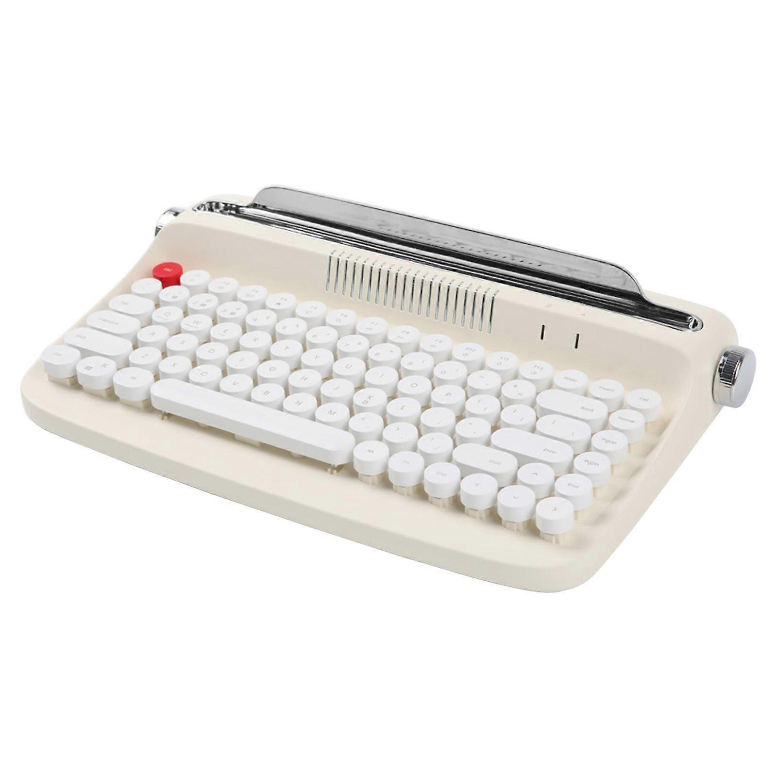 Mechanical Gaming Keyboard BT Wireless Keyboard with Round Keycap for Windows