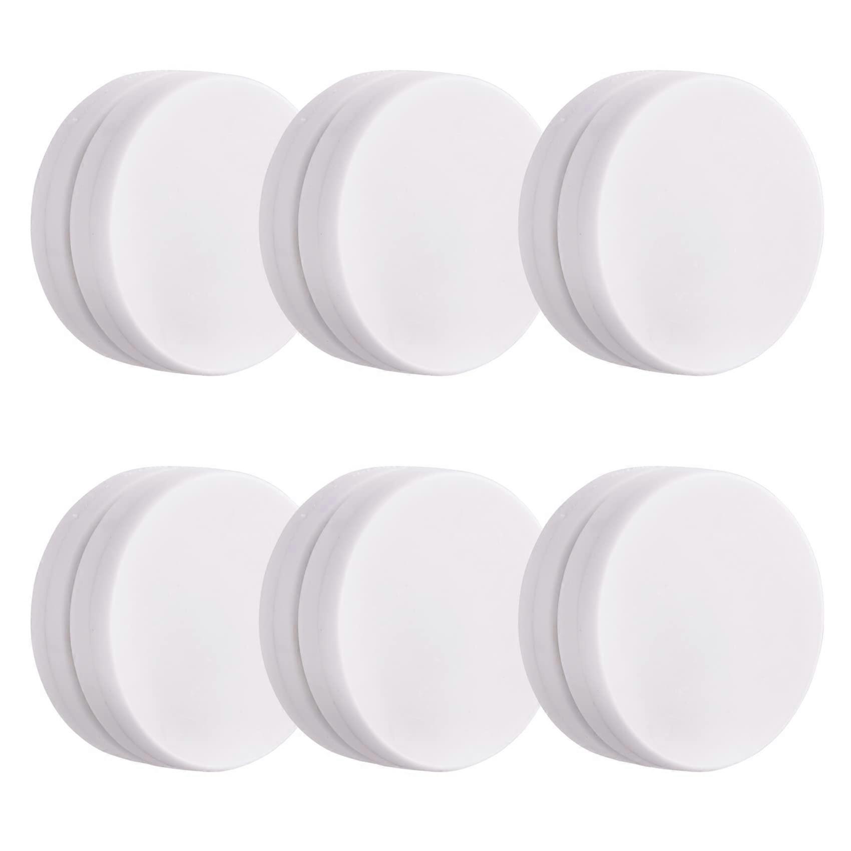 6 Pairs Magnetic Rubber Covered Shower Curtain Weights Prevent Curtain Liner from Blowing Around Work for Drapery