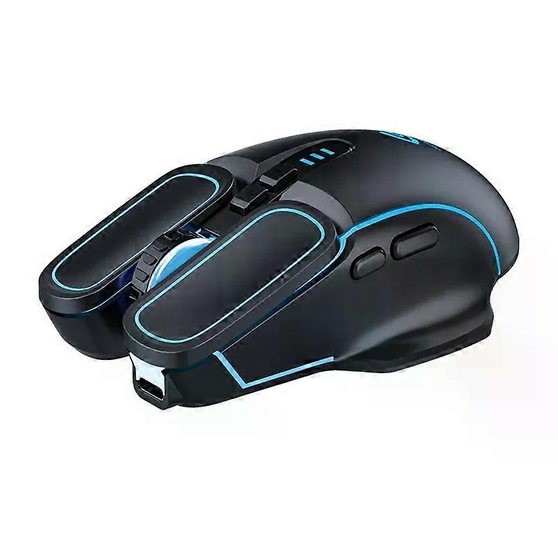 Gesobyte X31w 2.4g Wireless Mouse Type-C Charging Intelligent Sleep Long Endurance 4-Color Light Effect Light Sound Office Game