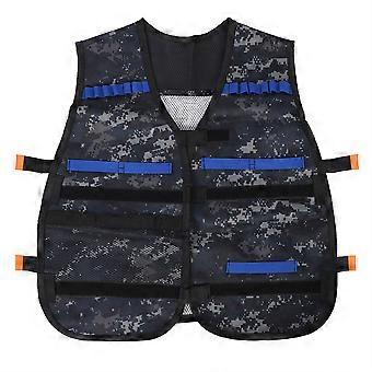 Equipaggiamento da combattimento Nerf, gilet tattico per battaglie d'élite con clip di ricarica rapida, occhiali protettivi e maschera tattica, traspirante e regolabile, senza pari
