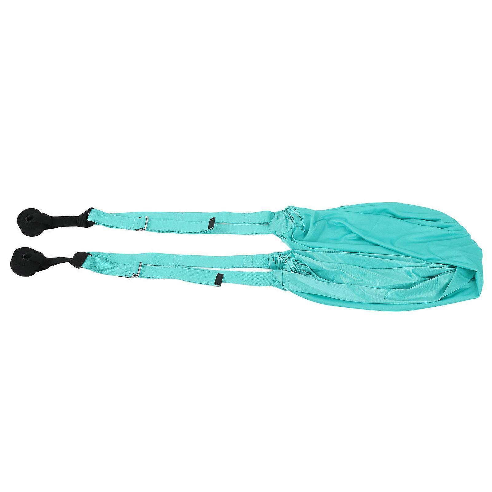 Adjustable Green Yoga Stretch Strap for Leg & Back Training