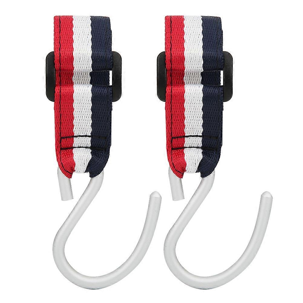 2pcs Aluminum Alloy Multi Functional Baby Stroller Hooks Toy Bag Stroller Hook