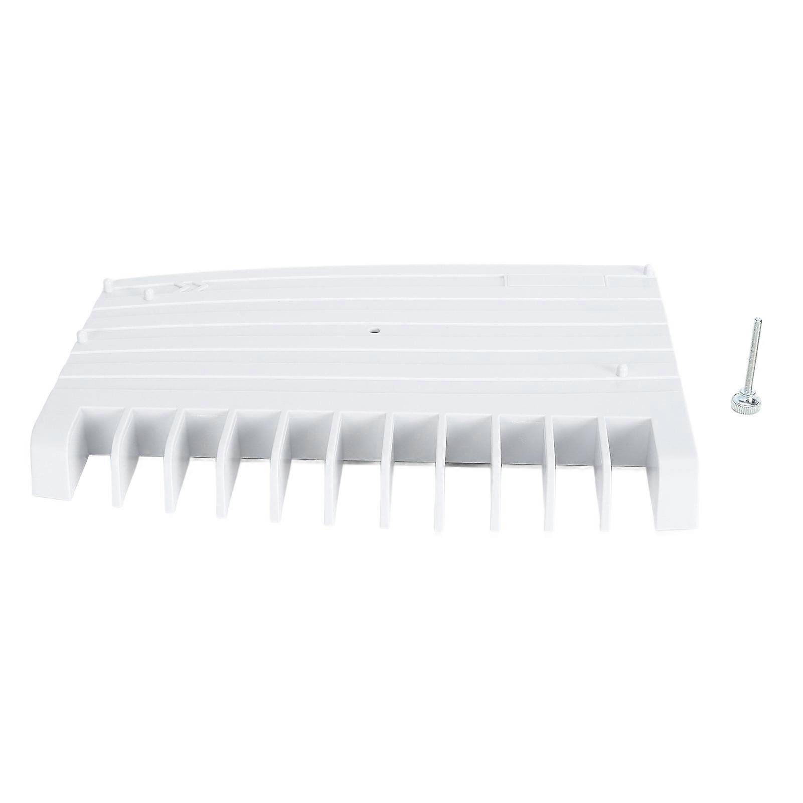 White PS5/PS5 Slim Vertical Stand with 11 Game Card Slots, Space-Saving Design