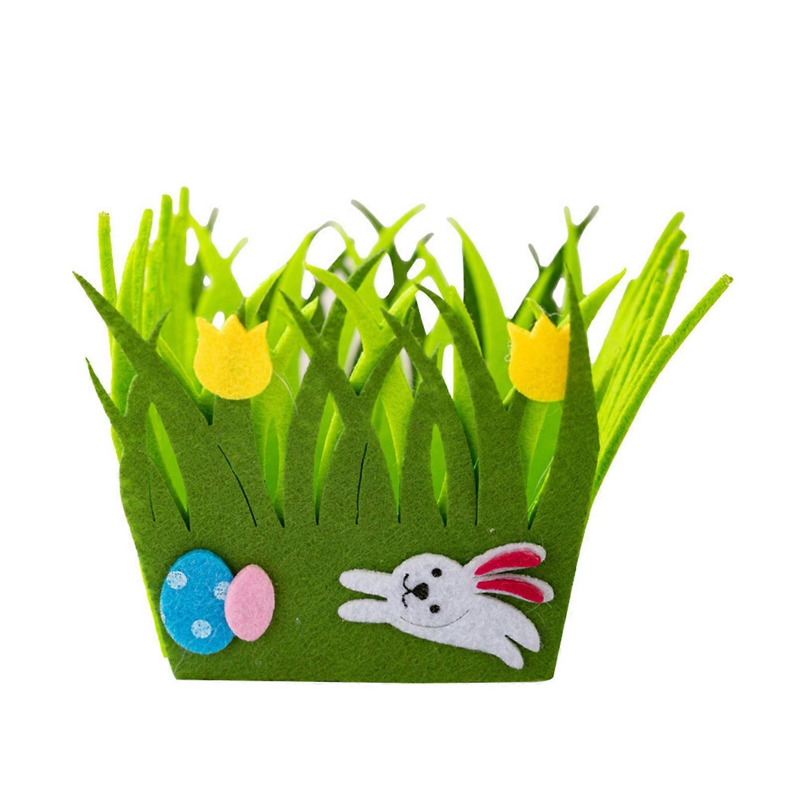 User friendly Nonwoven Easters Basket Bright Color for Parties and Crafts Suitable for Home and Kindergarten Use