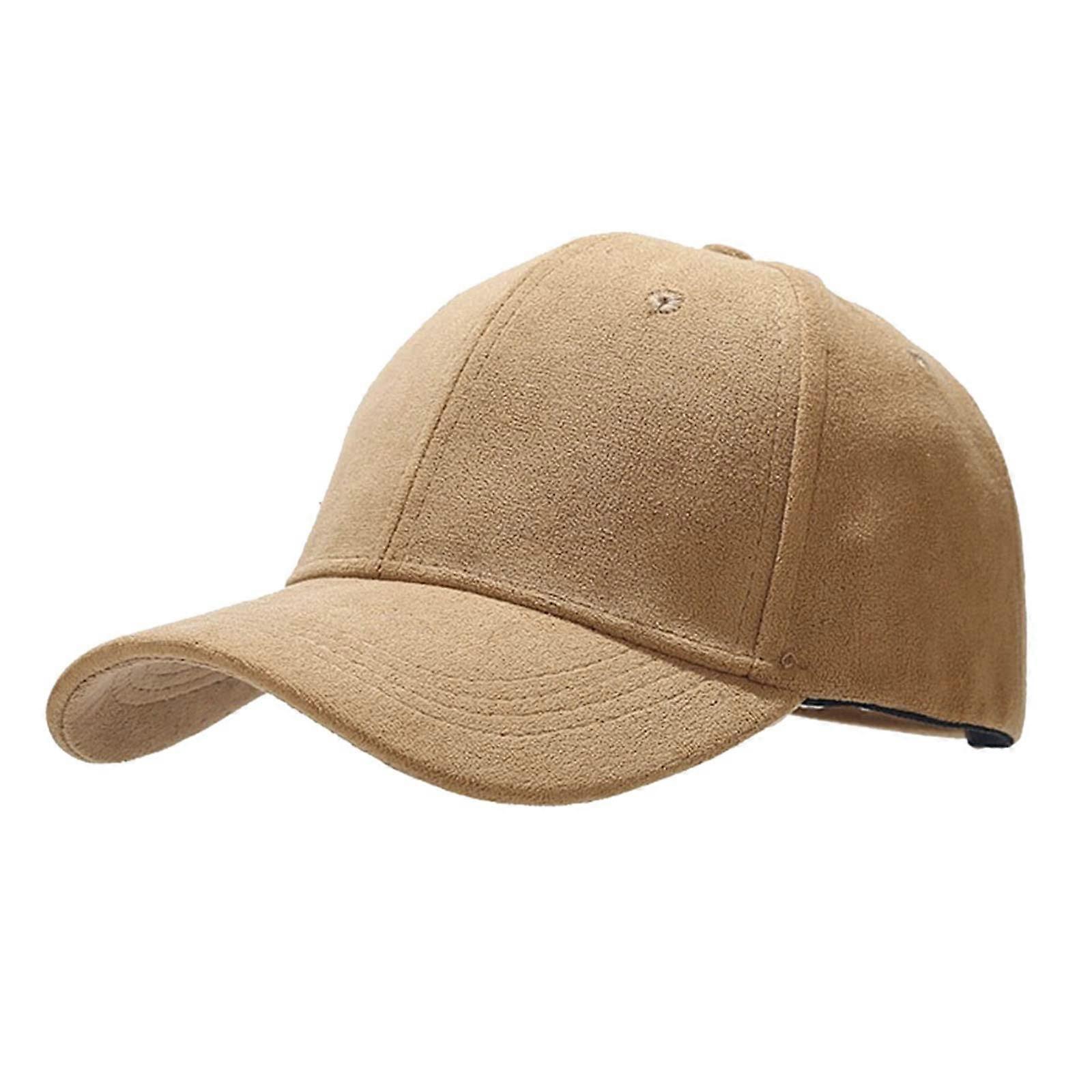 Suede Baseball Caps Adjustable Classic Dad Hat For Women Running Hat