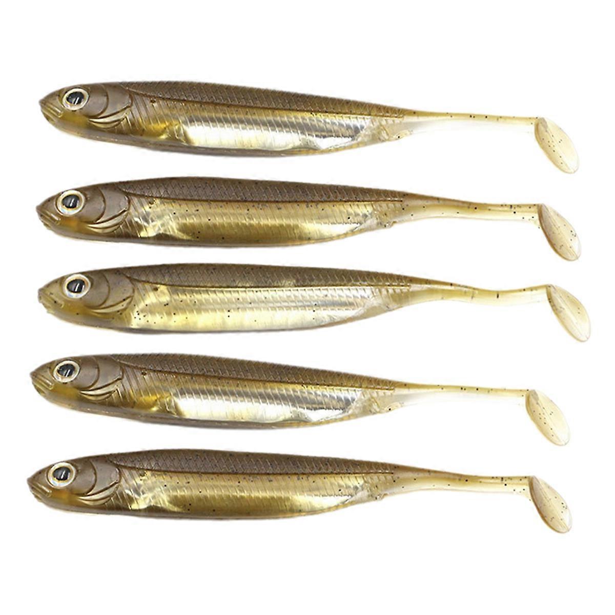 Soft Fish Bait Silicone Bait Simulated Soft Fish Suitable for Bass, Catfish, Pike and Mandarin Fish