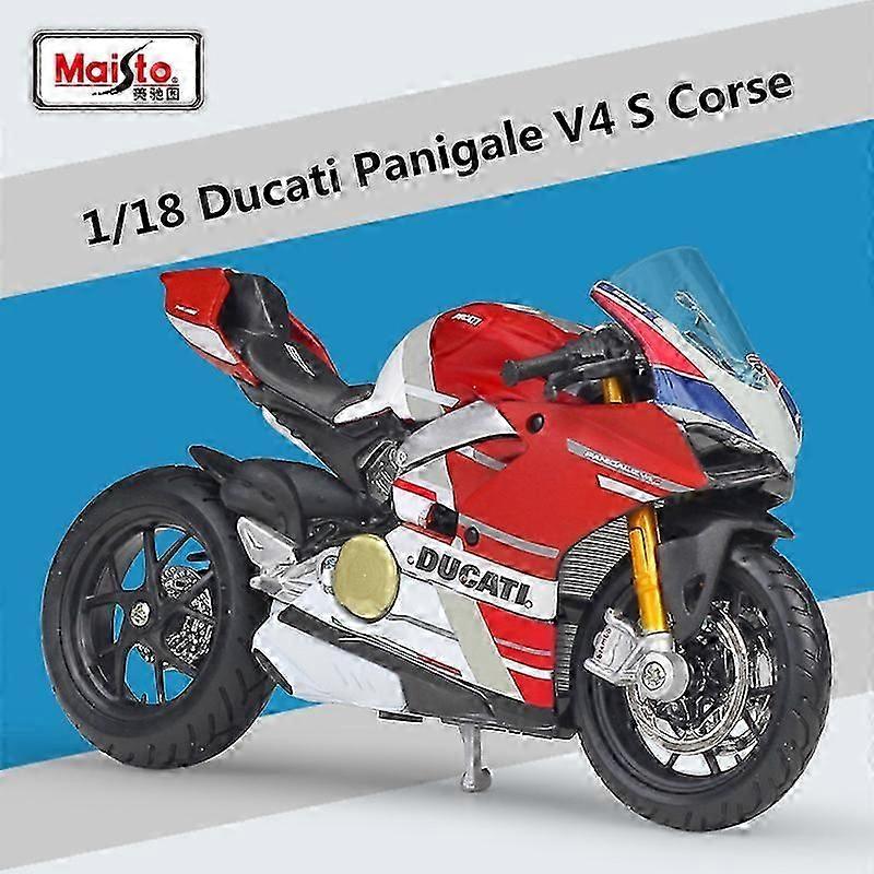 Maisto 1:18 Ducati Panigale V4 S Corse Alloy Μοτοσικλέτα Μοντέλο Προσομοίωση Diecast Metal Racing Μοτοσικλέτα Μοντέλο Παιδιά Παιχνίδι Δώρο