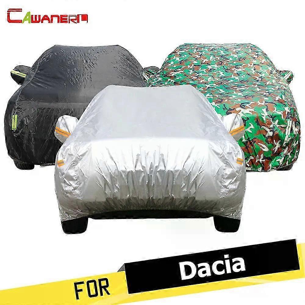Ισχύει για Cawanerl Εξωτερική κάλυψη αυτοκινήτου Suv Anti UV Sun βροχή ανθεκτικό στο χιόνι κάλυψη για Dacia Dokker Duster Lodgy Logan Nova Sandero Solenza