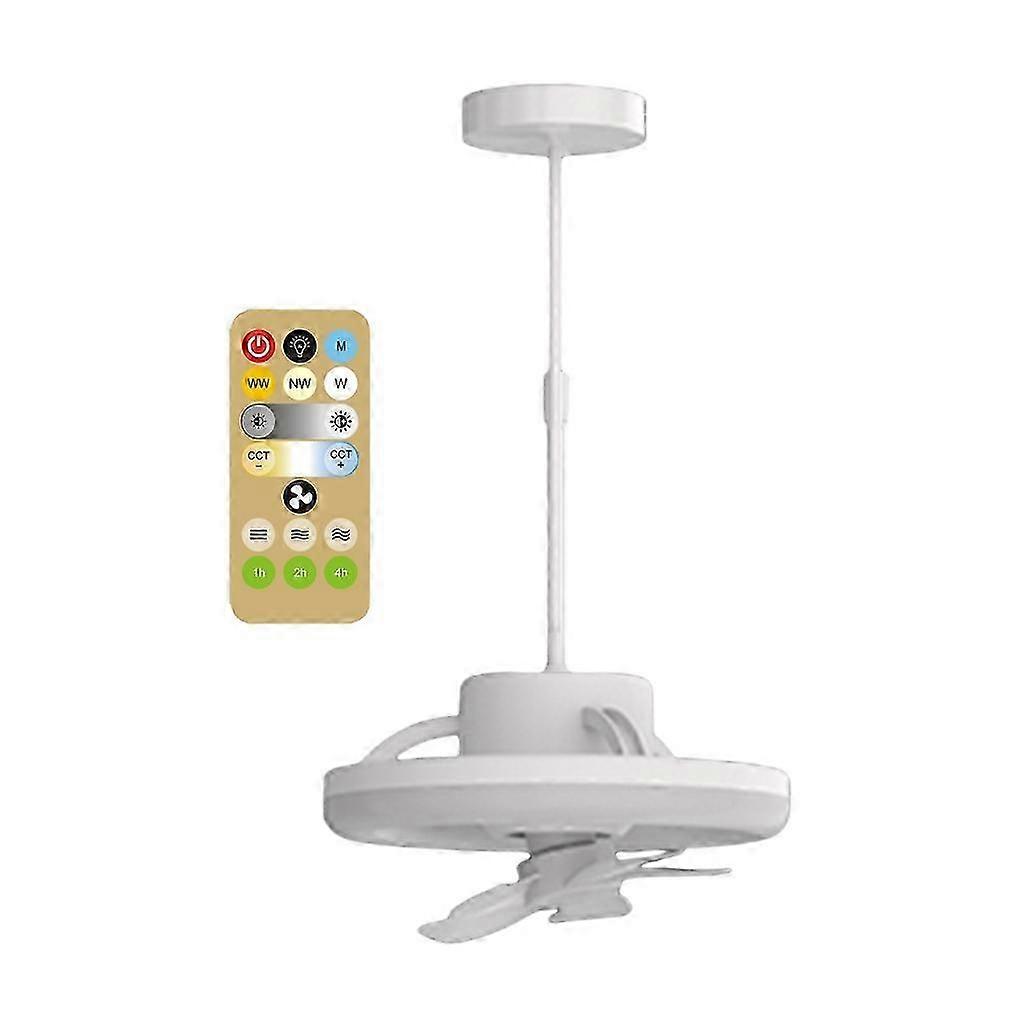 AC86V-265V 360 Oscillation Ceiling Fan with Lights and Remote Control Timing