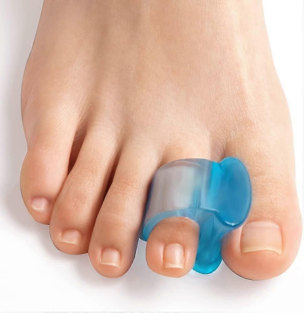 2023 New Sumifun 12 Pack Gel Toe Separators, Medium Size Toe Spacer And Bunion Corrector, Relieve Bunion Pain And Provide Overlapping Toes Support - B