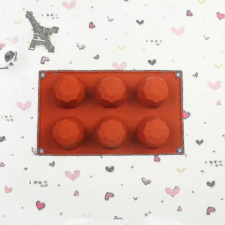 Miniowl-6 偶数宝石ムースケーキ型DIYベーキング