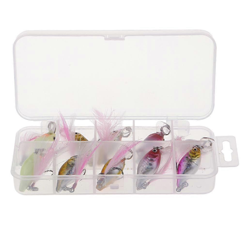 10pcs / set Künstliche Bionik Hartes Angeln Köder Lebensechte Angeln Forelle Köder