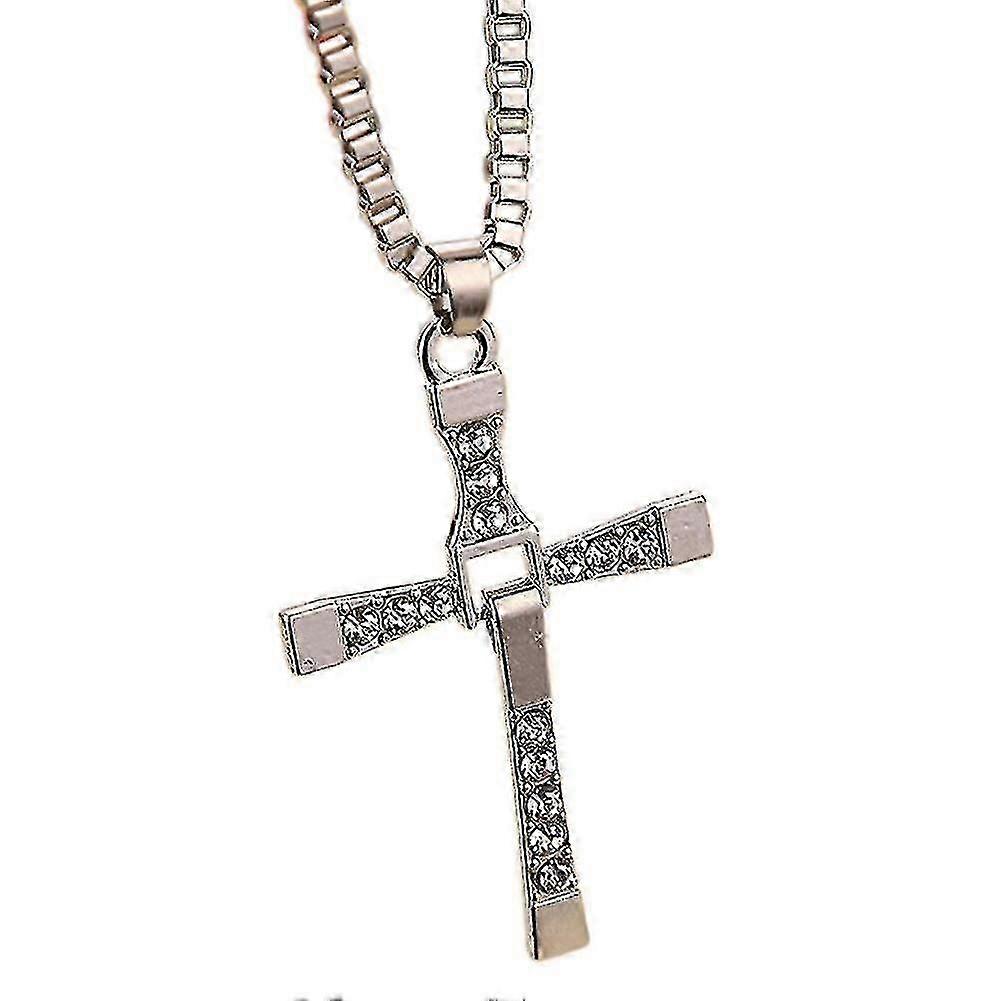 Fast And Furious Dominic Toretto Cross Hanger Ketting Ketting Zilver Christian