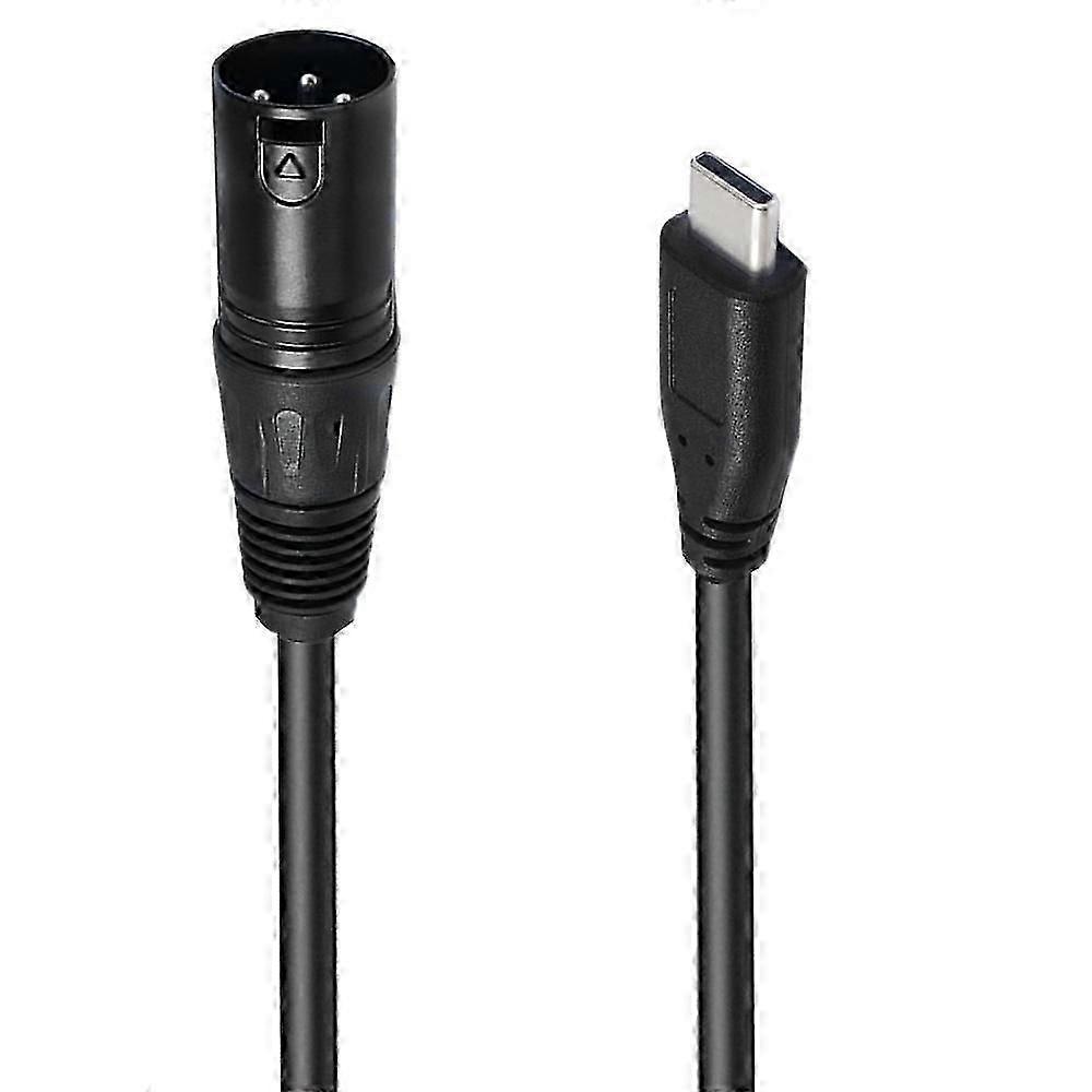 JUNSUNMAY Mikrofontelefon Ljudadapterkabel, Längd: 1m