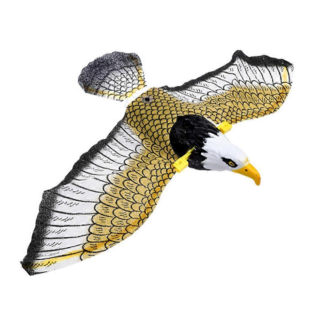 Flying Bald Eagle Toy Realistic Design Light-Up Feature Musical Function Durable Plastic Material Interactive Outdoor Play for Kid