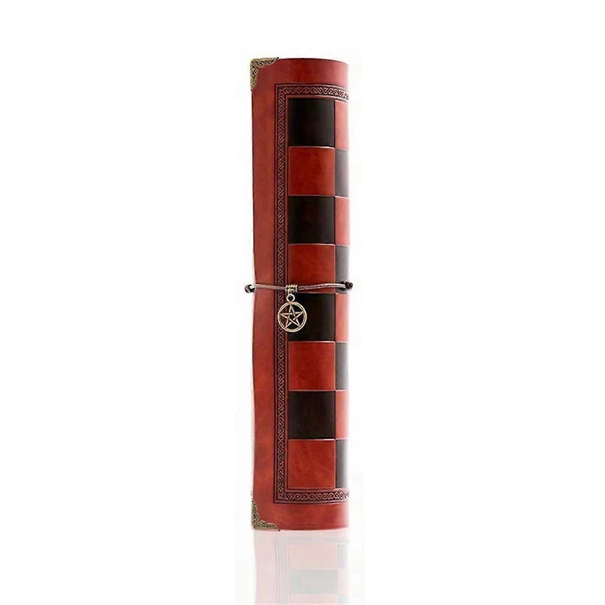 Leather Chessboard Board Game Accessory Metal Corner Guards Orange