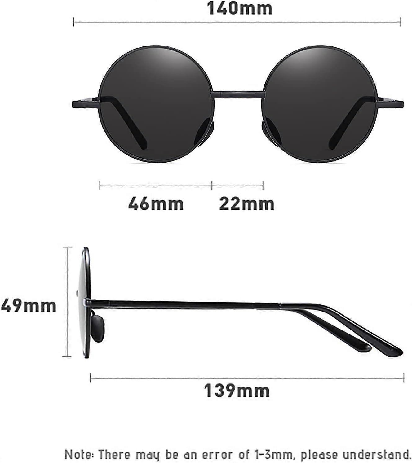 Vintage Folding Reader Polarized Sunglasses Men Presbyopia Round Reading Sun Glasses Female