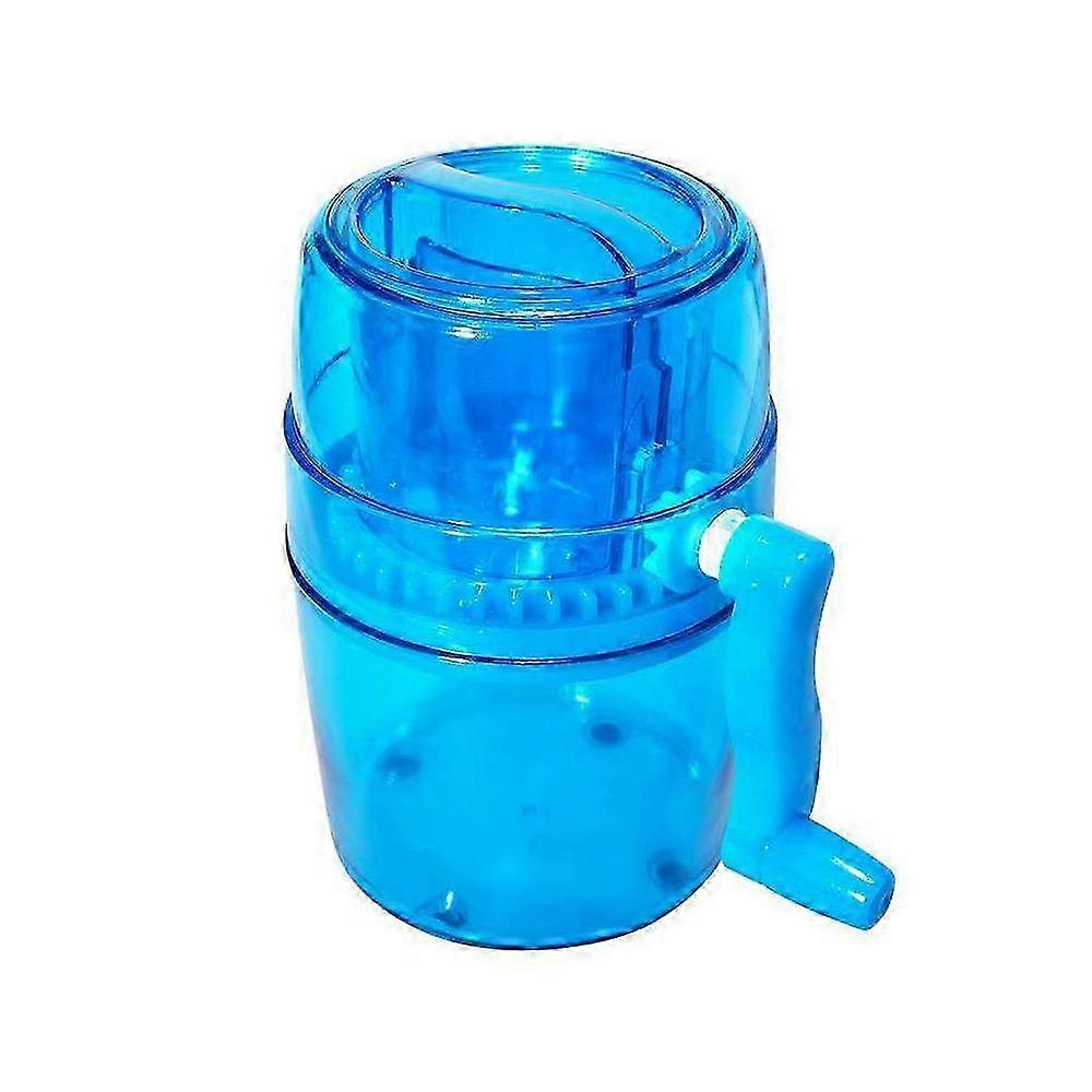 Tritaghiaccio manuale, tritaghiaccio portatile a manovella con lame in acciaio inossidabile per Snow Cone Maker